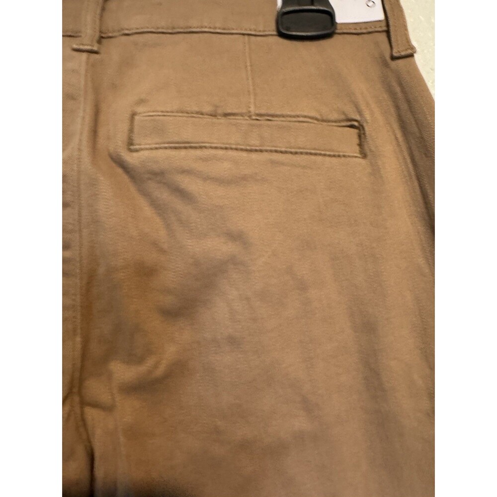 Ella Moss Womens Pants Brown Cropped Wide Leg Pockets High-Rise Belt Loops Sz 6 - Picture 8 of 16